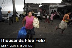 Thousands Flee Felix