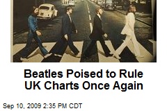 Beatles Poised to Rule UK Charts Once Again