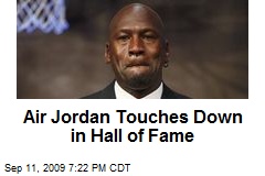 Air Jordan Touches Down in Hall of Fame