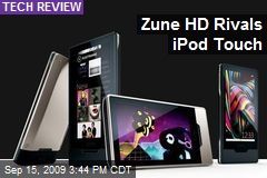 Zune HD Rivals iPod Touch