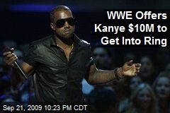 WWE Offers Kanye $10M to Get Into Ring