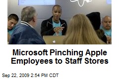 Microsoft Pinching Apple Employees to Staff Stores