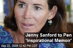 Jenny Sanford to Pen 'Inspirational Memoir'