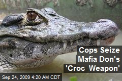 Cops Seize Mafia Don's 'Croc Weapon'