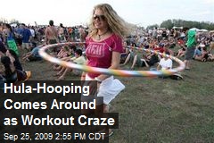 Hula-Hooping Comes Around as Workout Craze