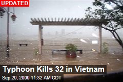 Typhoon Kills 32 in Vietnam