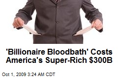 'Billionaire Bloodbath' Costs America's Super-Rich $300B