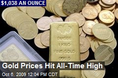 Gold Prices Hit All-Time High