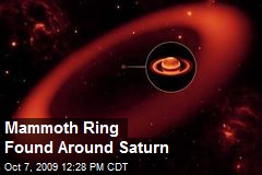 Mammoth Ring Found Around Saturn