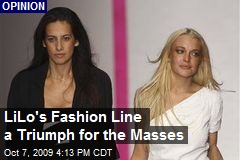 LiLo's Fashion Line a Triumph for the Masses