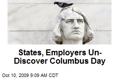 States, Employers Un-Discover Columbus Day