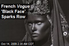 French Vogue 'Black Face' Sparks Row