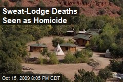 Sweat-Lodge Deaths Seen as Homicide