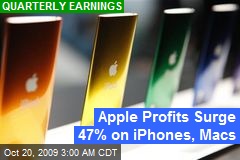 Apple Profits Surge 47% on iPhones, Macs