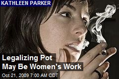 Legalizing Pot May Be Women's Work