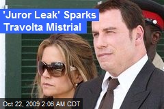 'Juror Leak' Sparks Travolta Mistrial