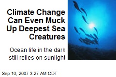 Climate Change Can Even Muck Up Deepest Sea Creatures