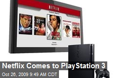Netflix Comes to PlayStation 3