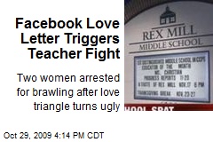 Facebook Love Letter Triggers Teacher Fight