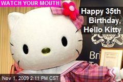 Happy 35th Birthday, Hello Kitty