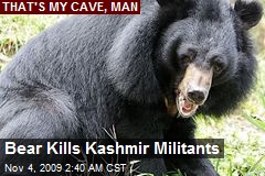 Bear Kills Kashmir Militants