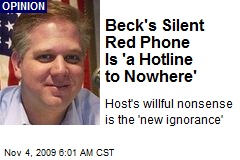 Beck's Silent Red Phone Is 'a Hotline to Nowhere'