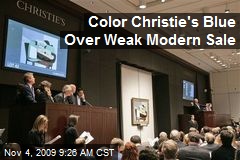 Color Christie's Blue Over Weak Modern Sale
