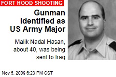 Gunman Identified as US Army Major