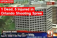 1 Dead, 5 Injured in Orlando Shooting Spree
