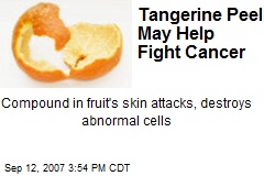 Tangerine Peel May Help Fight Cancer