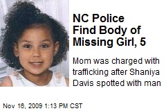 NC Police Find Body of Missing Girl, 5