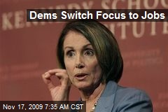 Dems Switch Focus to Jobs