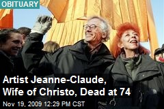 Artist Jeanne-Claude, Wife of Christo, Dead at 74