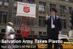 Salvation Army Takes Plastic
