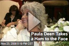 Paula Deen Takes a Ham to the Face