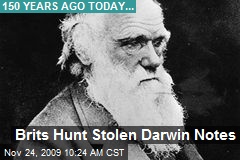 Brits Hunt Stolen Darwin Notes
