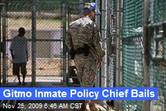 Gitmo Inmate Policy Chief Bails