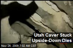 Utah Caver Stuck Upside-Down Dies