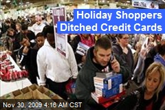 Holiday Shoppers Ditched Credit Cards