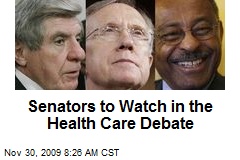 Senators to Watch in the Health Care Debate