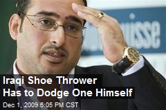Iraqi Shoe Thrower Has to Dodge One Himself