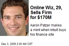 Online Wiz, 29, Sells Firm for $170M