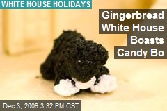 Gingerbread White House Boasts Candy Bo
