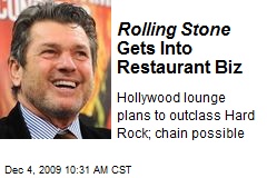 Rolling Stone Gets Into Restaurant Biz