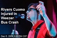 Rivers Cuomo Injured in Weezer Bus Crash