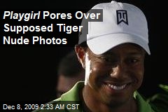 Playgirl Pores Over Supposed Tiger Nude Photos