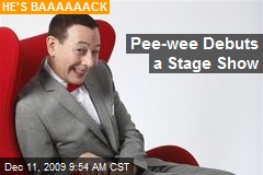 Pee-wee Debuts a Stage Show
