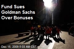 Fund Sues Goldman Sachs Over Bonuses