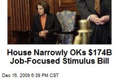 House Narrowly OKs $174B Job-Focused Stimulus Bill