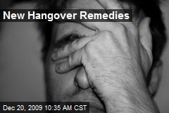 New Hangover Remedies